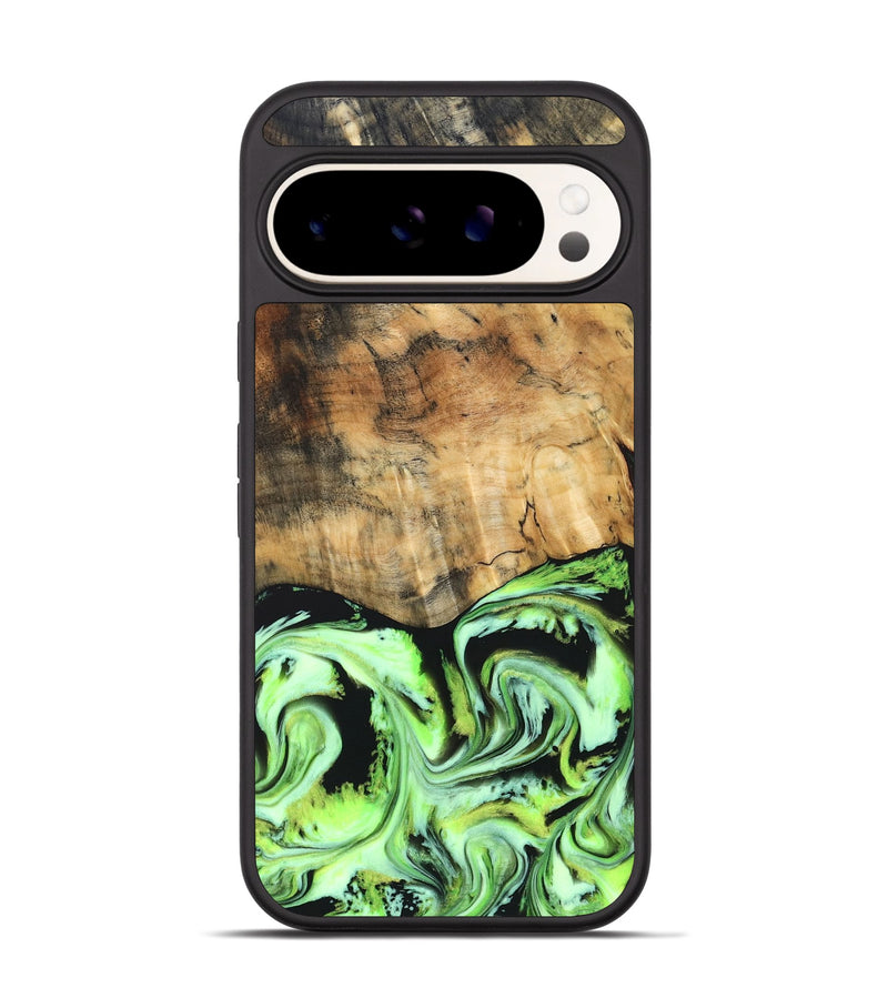 Pixel 9 Pro Wood Phone Case - Domenic (Neon, 830532)