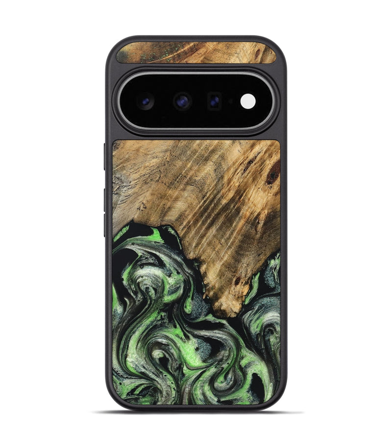 Pixel 11 Pro Wood Phone Case - Selma (Green, 830534)