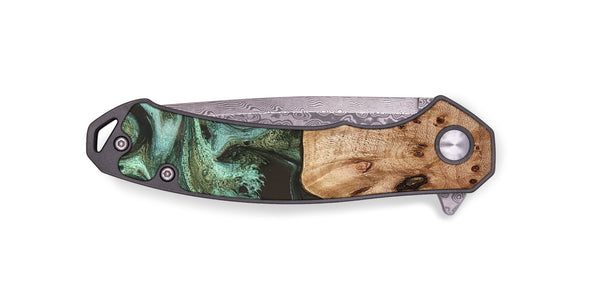 EDC Wood Pocket Knife - Makena (Green, 830535)