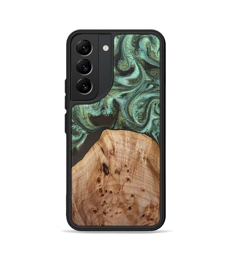 Galaxy S22 Wood Phone Case - Makena (Green, 830535)