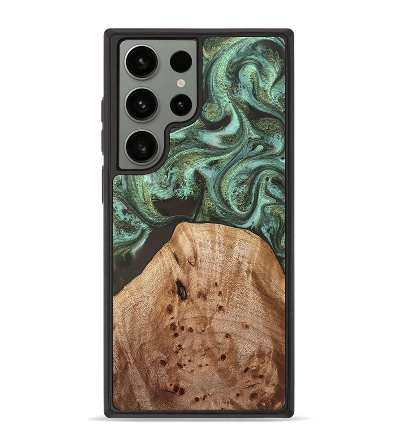 Galaxy S23 Ultra Wood Phone Case - Makena (Green, 830535)