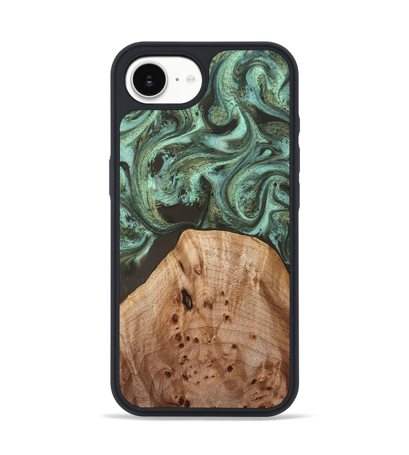 iPhone 17e Wood Phone Case - Makena (Green, 830535)
