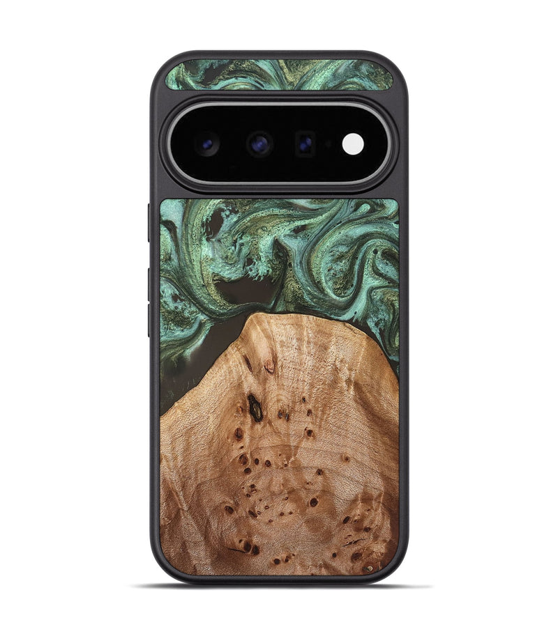 Pixel 11 Pro Wood Phone Case - Makena (Green, 830535)