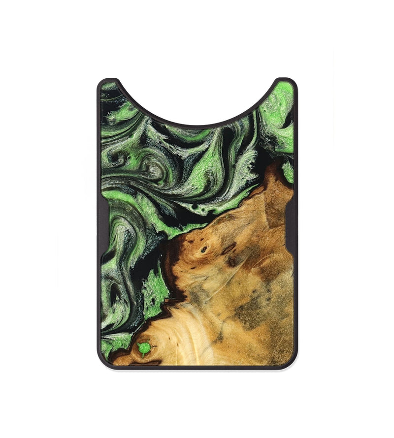 Alloy Wood Wallet - Lisette (Green, 830536)