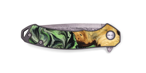 EDC Wood Pocket Knife - Lisette (Green, 830536)