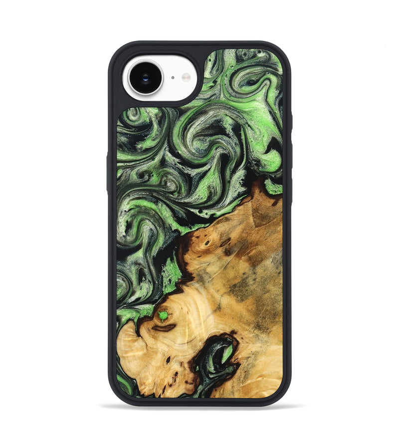iPhone 16e Wood Phone Case - Lisette (Green, 830536)