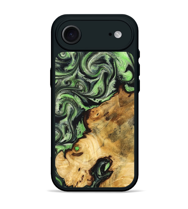 iPhone 17 Air Wood Phone Case - Lisette (Green, 830536)