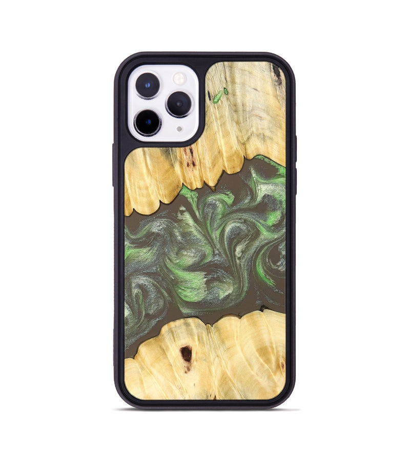 iPhone 11 Pro Wood Phone Case - Aleena (Neon, 830539)