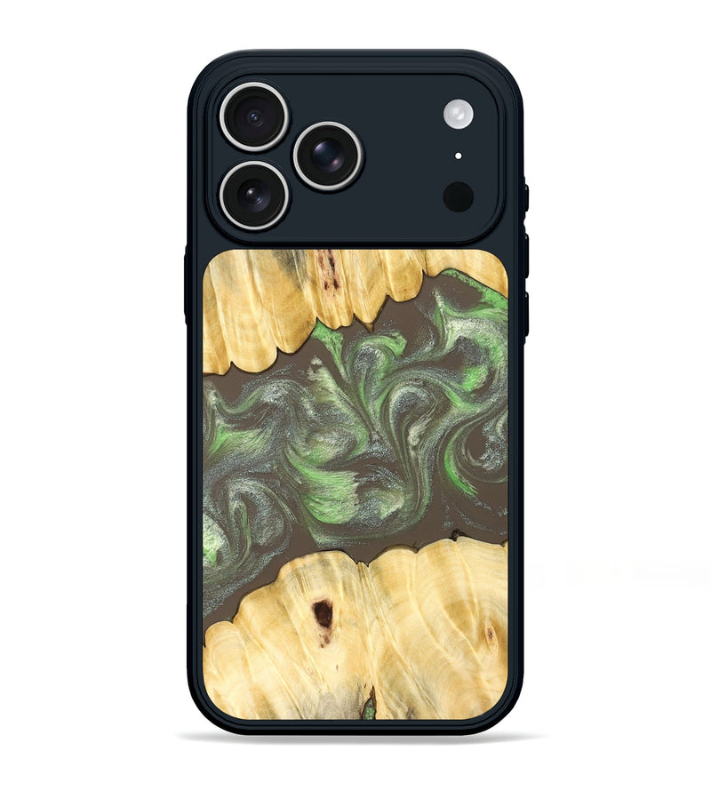 iPhone 17 Pro Max Wood Phone Case - Aleena (Neon, 830539)