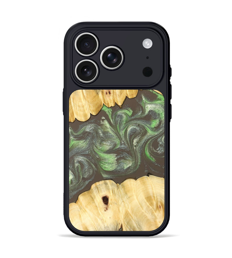 iPhone 17 Pro Wood Phone Case - Aleena (Neon, 830539)