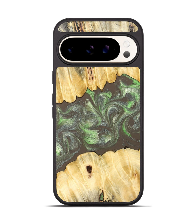 Pixel 9 Pro Wood Phone Case - Aleena (Neon, 830539)