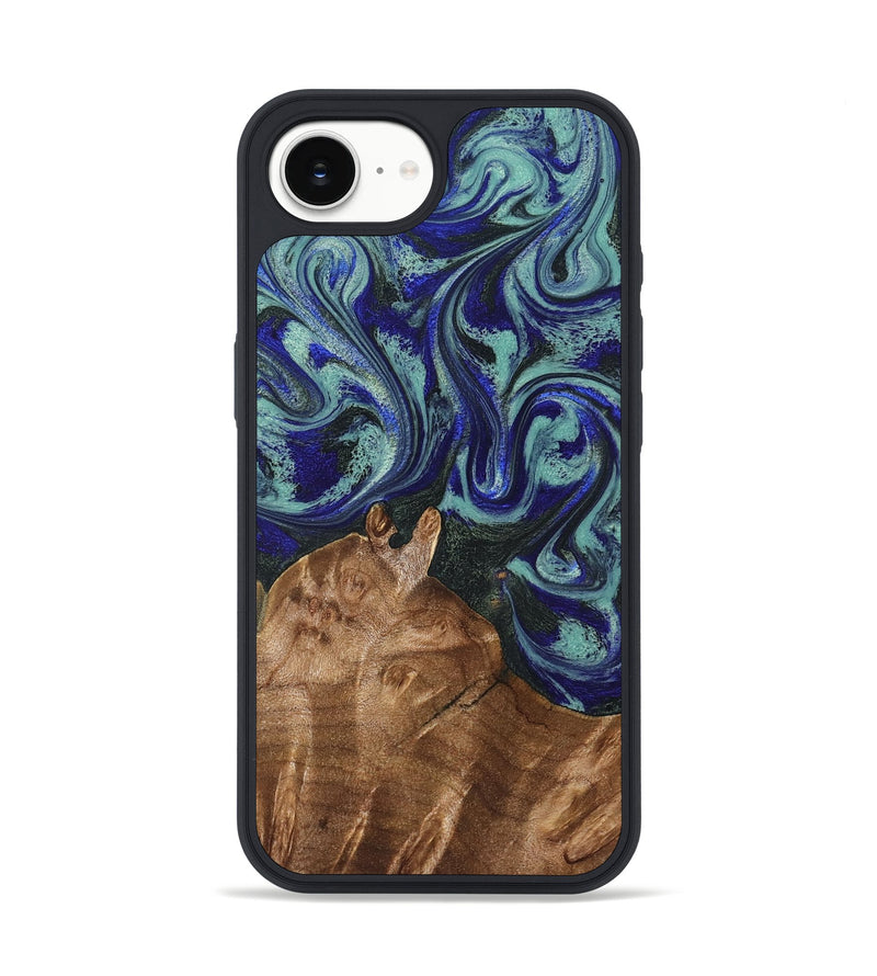 iPhone 16e Wood Phone Case - Mila (Green, 830540)