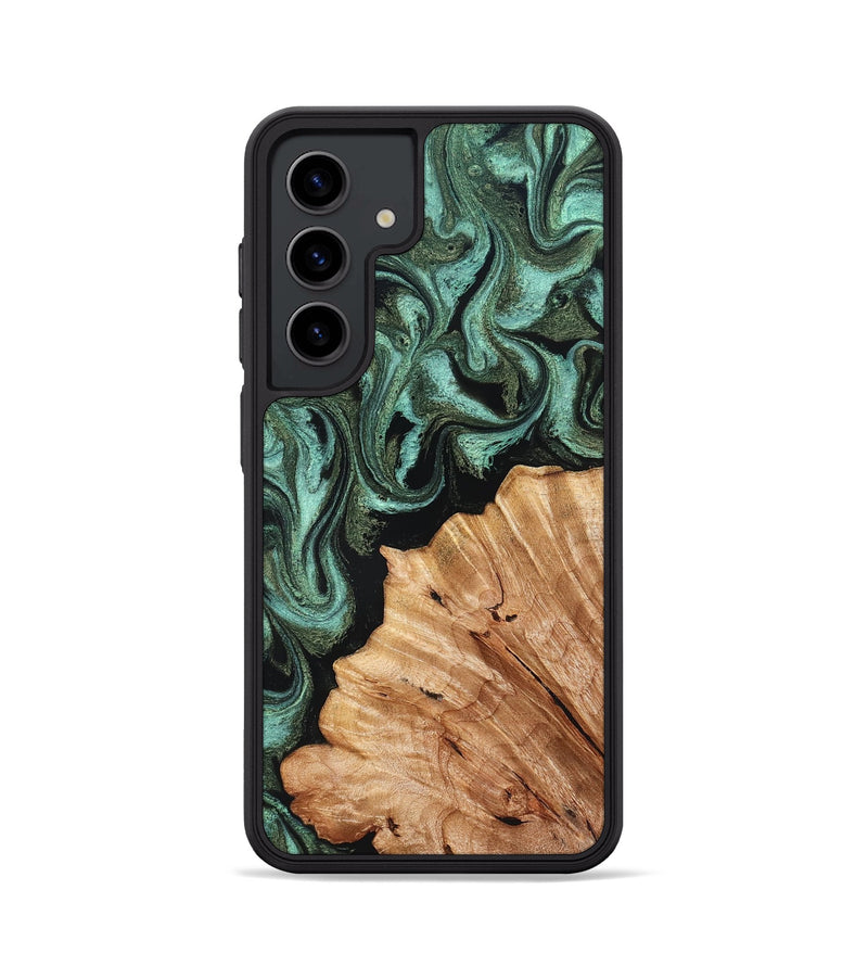 Galaxy S24 Wood Phone Case - Ned (Green, 830541)