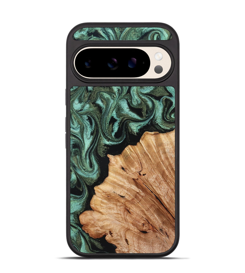 Pixel 10 Wood Phone Case - Ned (Green, 830541)