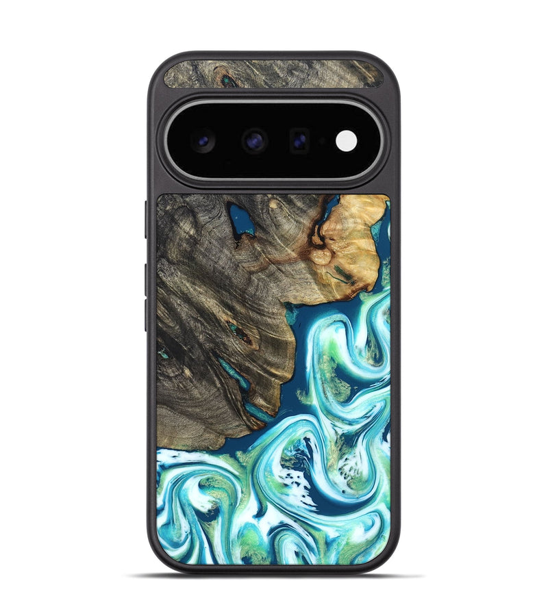 Pixel 11 Wood Phone Case - Tea (Blue, 830542)