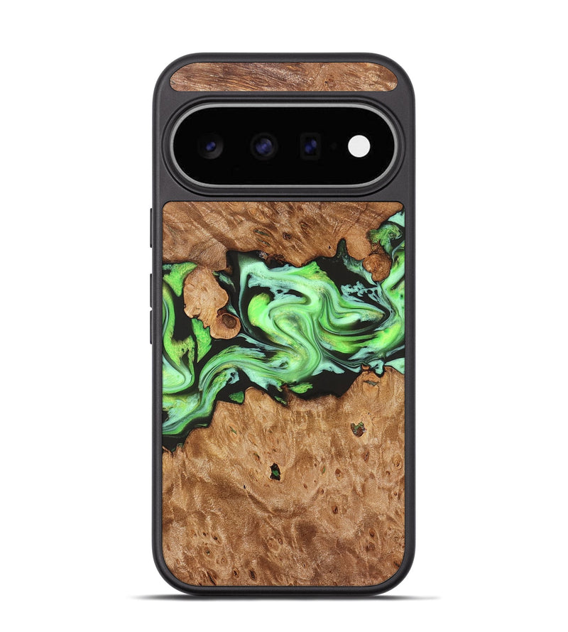 Pixel 11 Wood Phone Case - Katrina (Green, 830543)