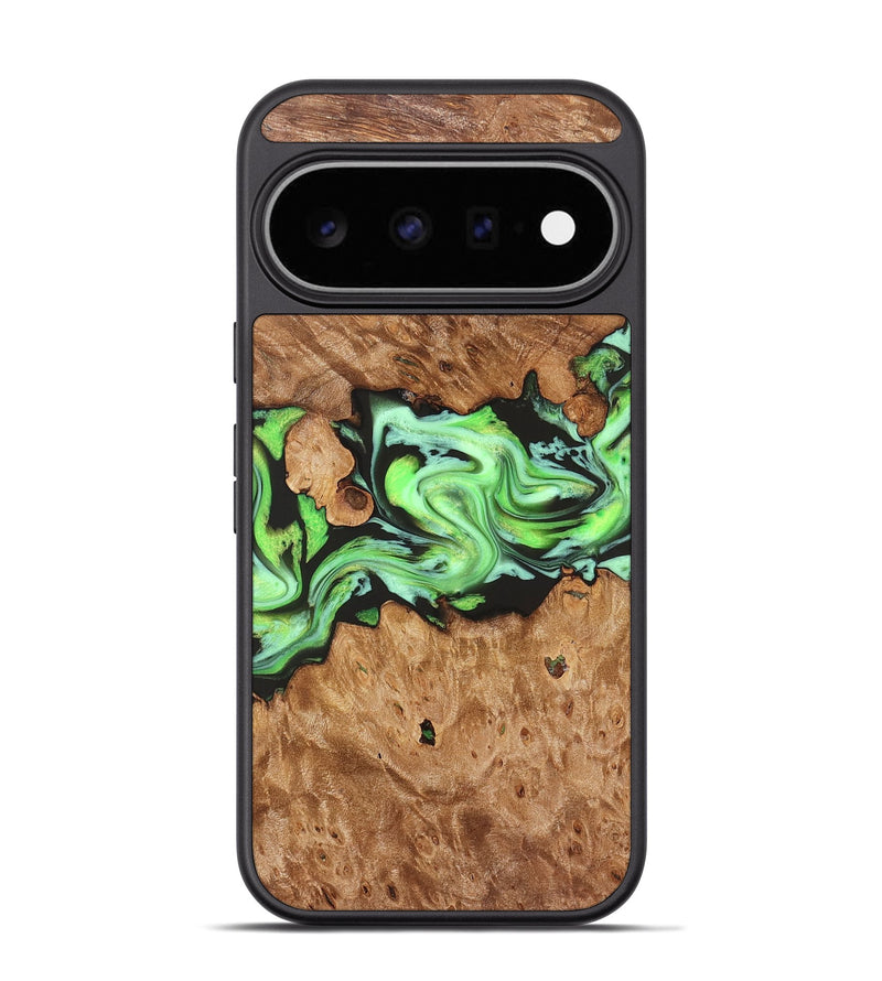 Pixel 11 Pro Wood Phone Case - Katrina (Green, 830543)