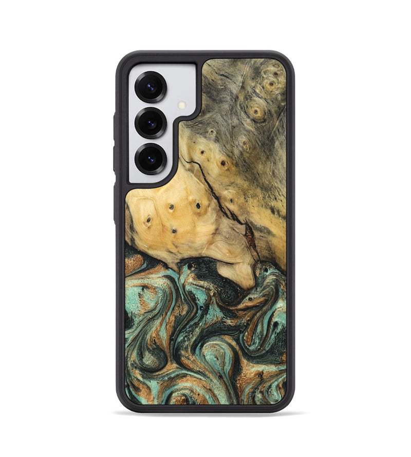 Galaxy S25 Wood Phone Case - Polly (Green, 830544)
