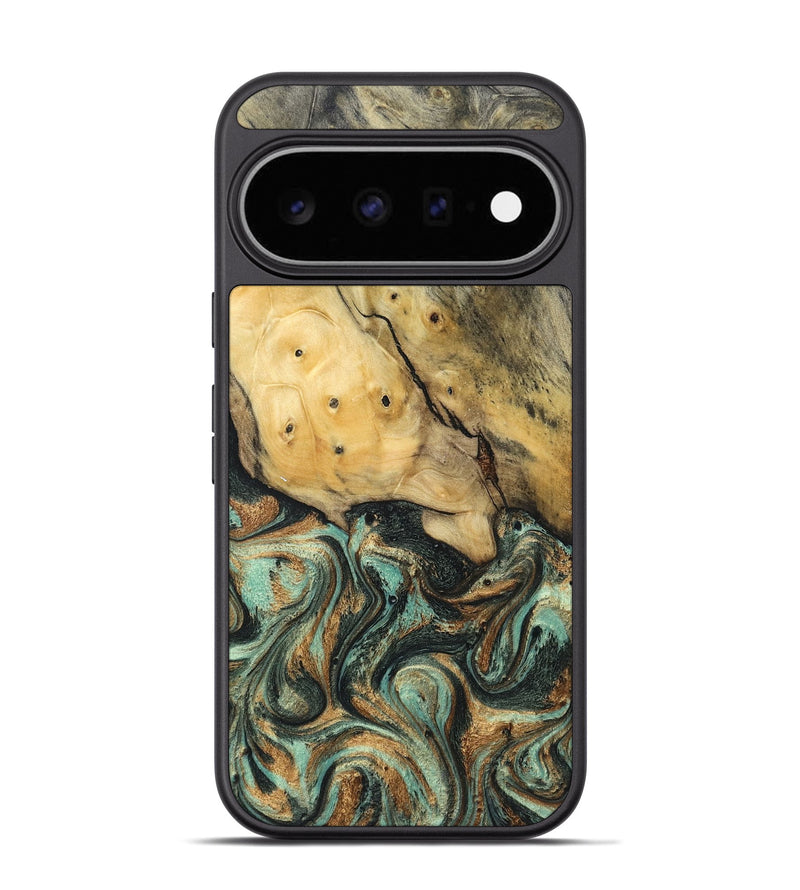 Pixel 11 Pro Wood Phone Case - Polly (Green, 830544)