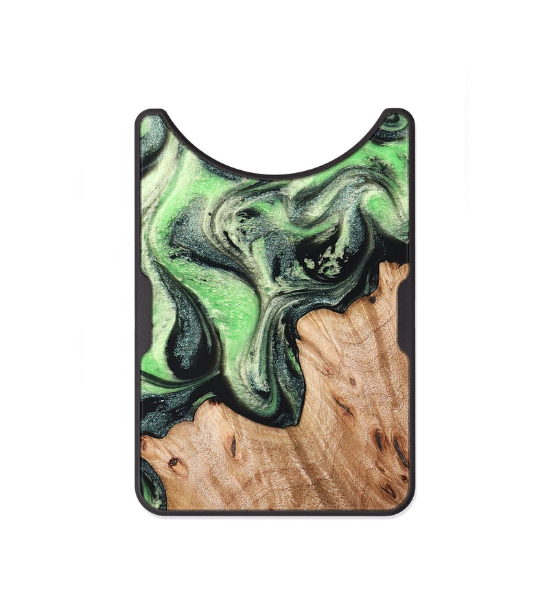 Alloy Wood Wallet - Libbie (Green, 830547)