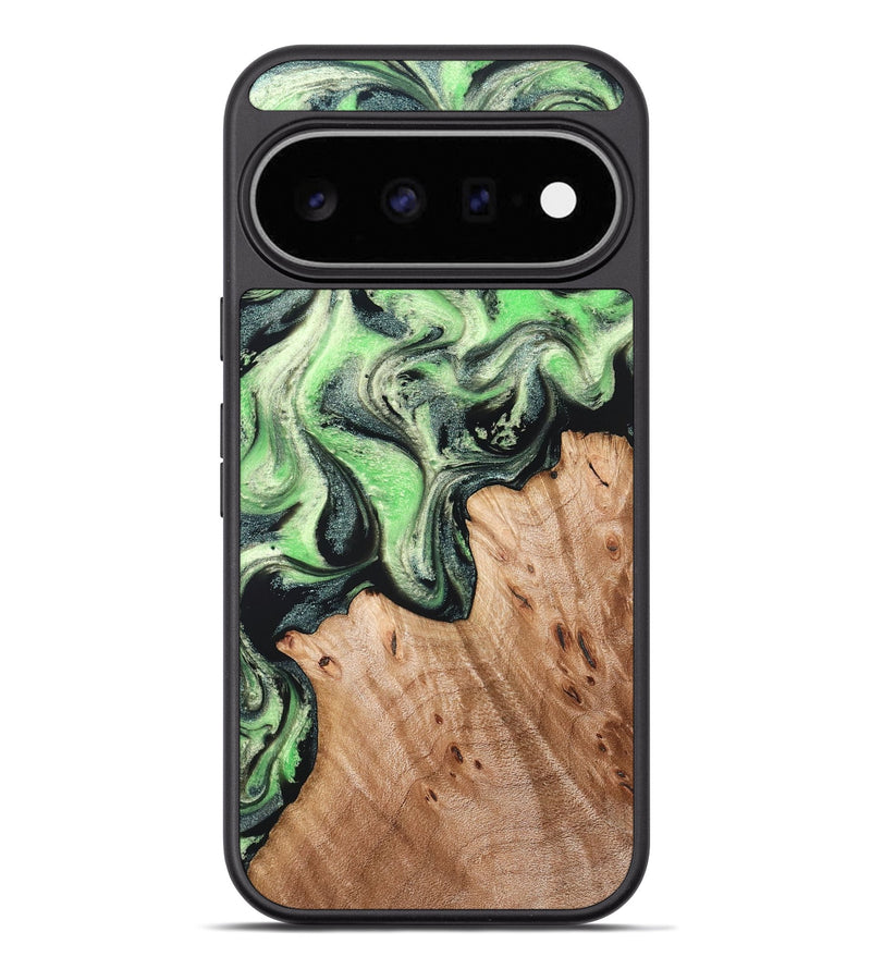 Pixel 11 Pro XL Wood Phone Case - Libbie (Green, 830547)