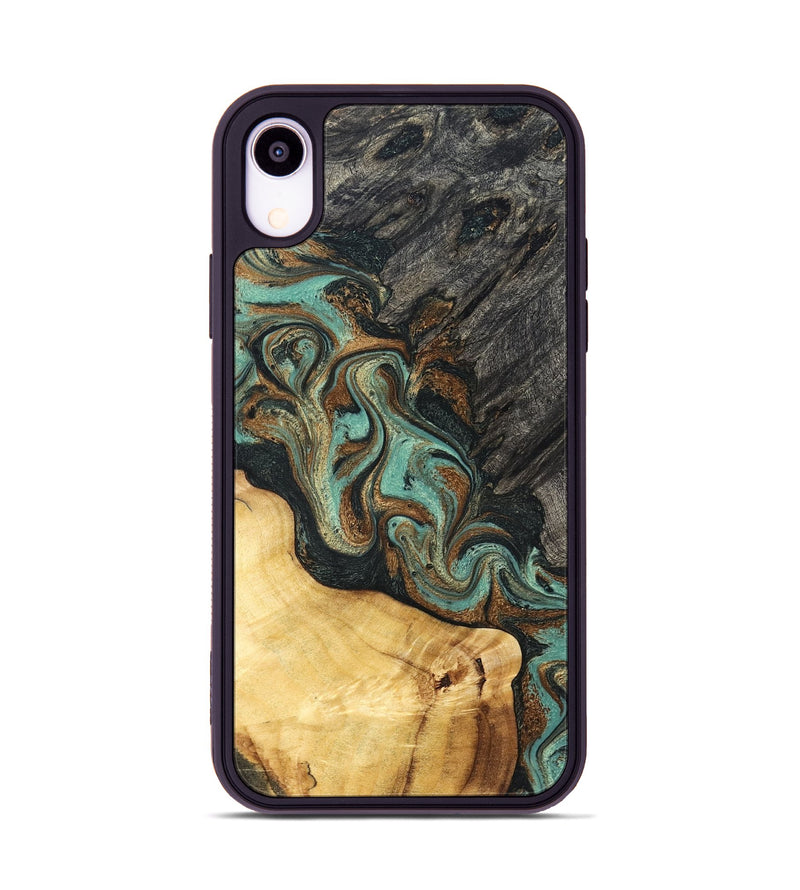 iPhone Xr Wood Phone Case - Randall (Green, 830548)
