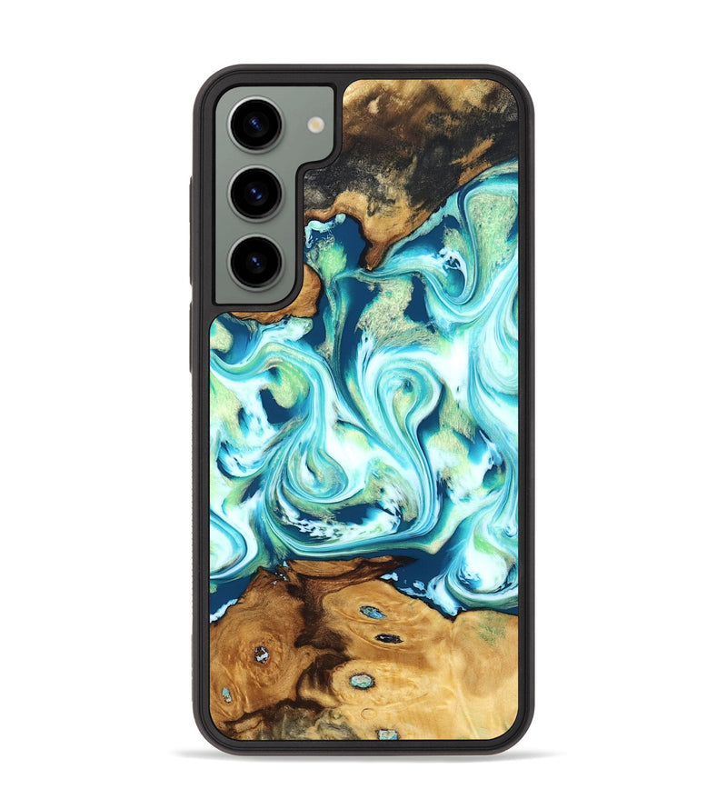 Galaxy S23 Plus Wood Phone Case - Nathaly (Blue, 830549)