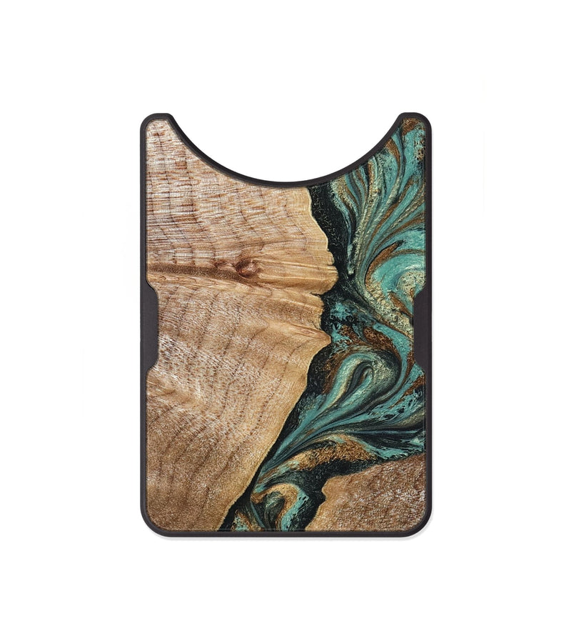 Alloy Wood Wallet - Emmalee (Green, 830552)