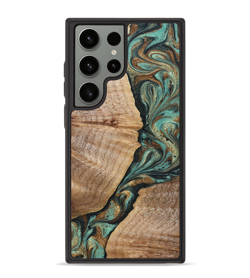 Galaxy S23 Ultra Wood Phone Case - Emmalee (Green, 830552)