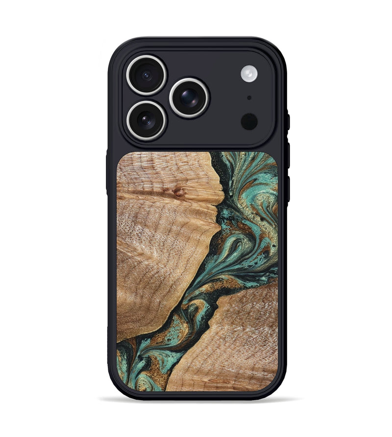 iPhone 17 Pro Wood Phone Case - Emmalee (Green, 830552)