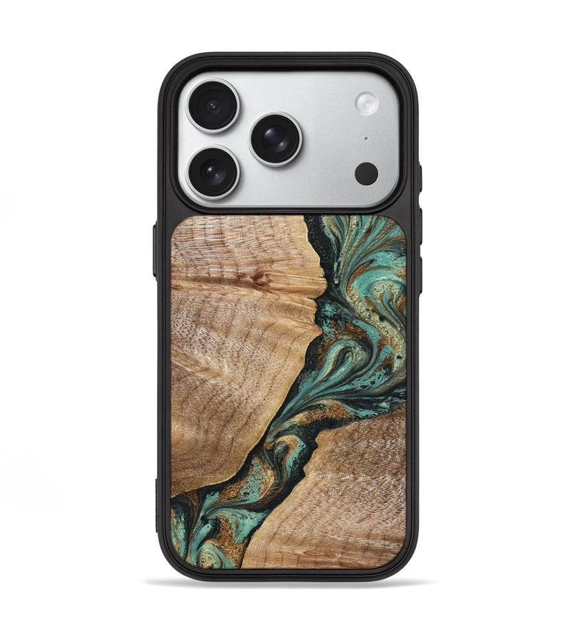 iPhone 18 Pro Wood Phone Case - Emmalee (Green, 830552)