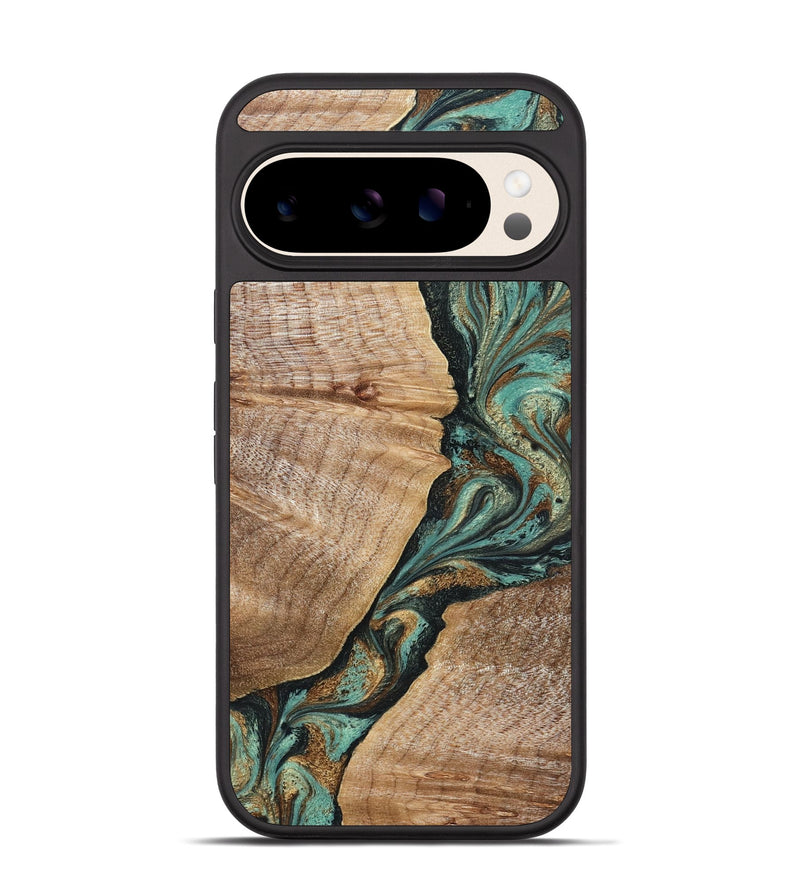 Pixel 10 Wood Phone Case - Emmalee (Green, 830552)