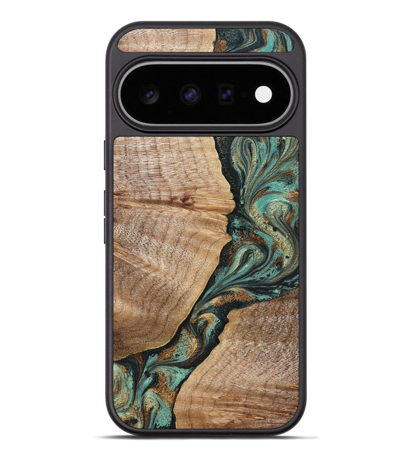 Pixel 11 Pro XL Wood Phone Case - Emmalee (Green, 830552)