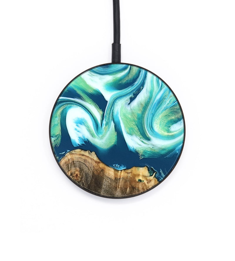 Circle Wood Wireless Charger - Mittie (Neon, 830553)