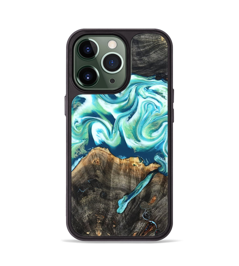 iPhone 13 Pro Wood Phone Case - Mittie (Neon, 830553)