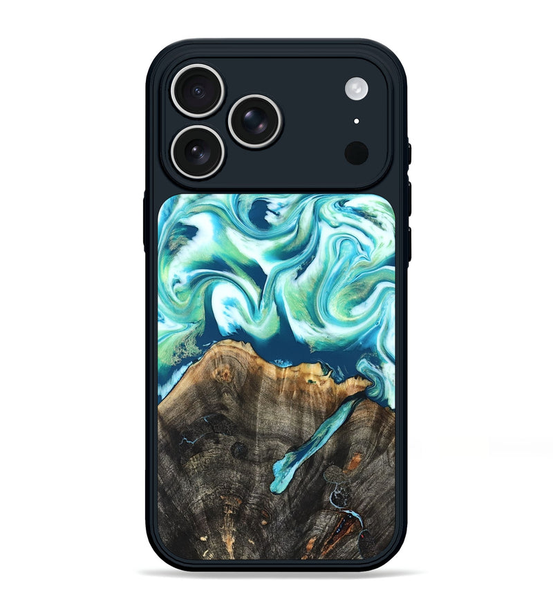 iPhone 17 Pro Max Wood Phone Case - Mittie (Neon, 830553)