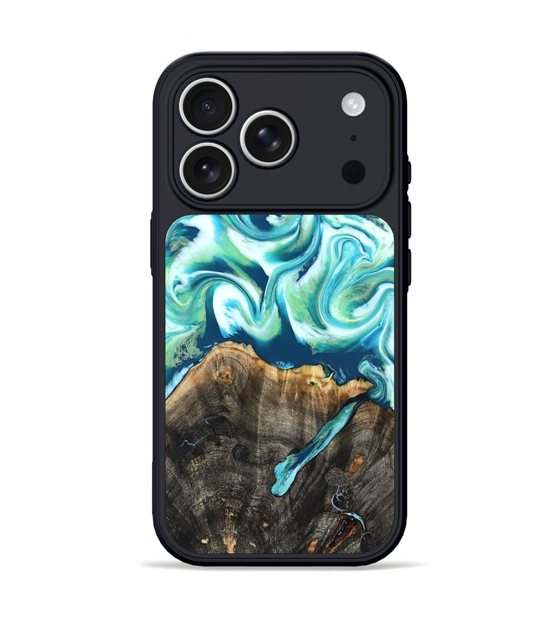 iPhone 17 Pro Wood Phone Case - Mittie (Neon, 830553)