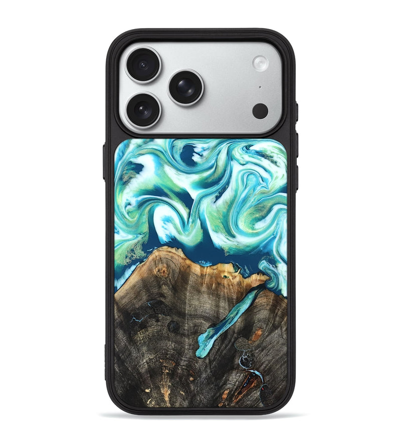 iPhone 18 Pro Max Wood Phone Case - Mittie (Neon, 830553)