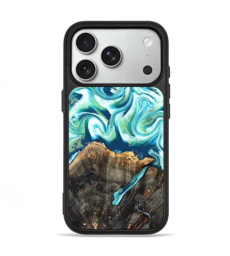 iPhone 18 Pro Wood Phone Case - Mittie (Neon, 830553)