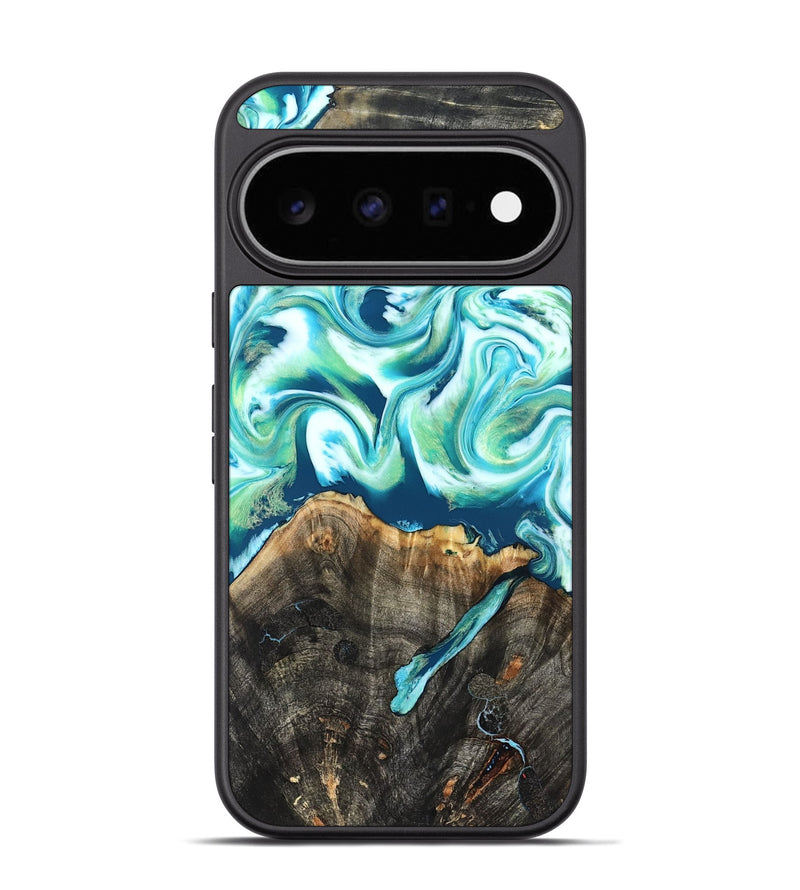 Pixel 11 Pro Wood Phone Case - Mittie (Neon, 830553)