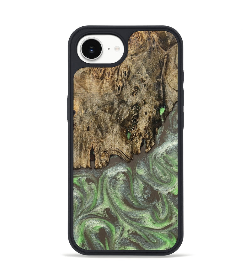iPhone 17e Wood Phone Case - Chosen (Green, 830555)
