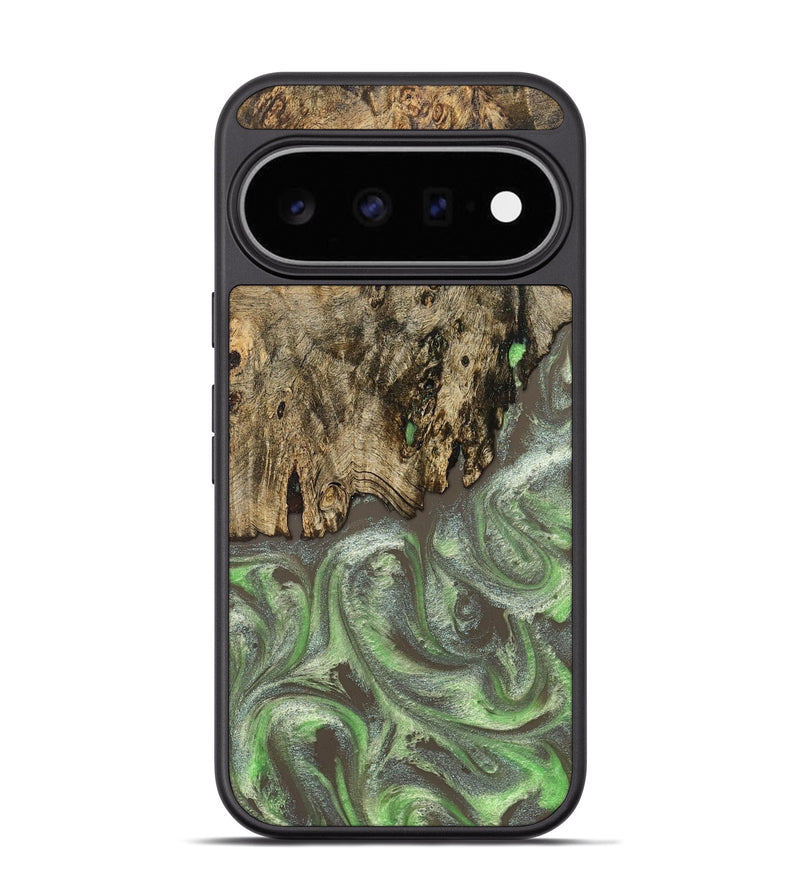 Pixel 11 Pro Wood Phone Case - Chosen (Green, 830555)