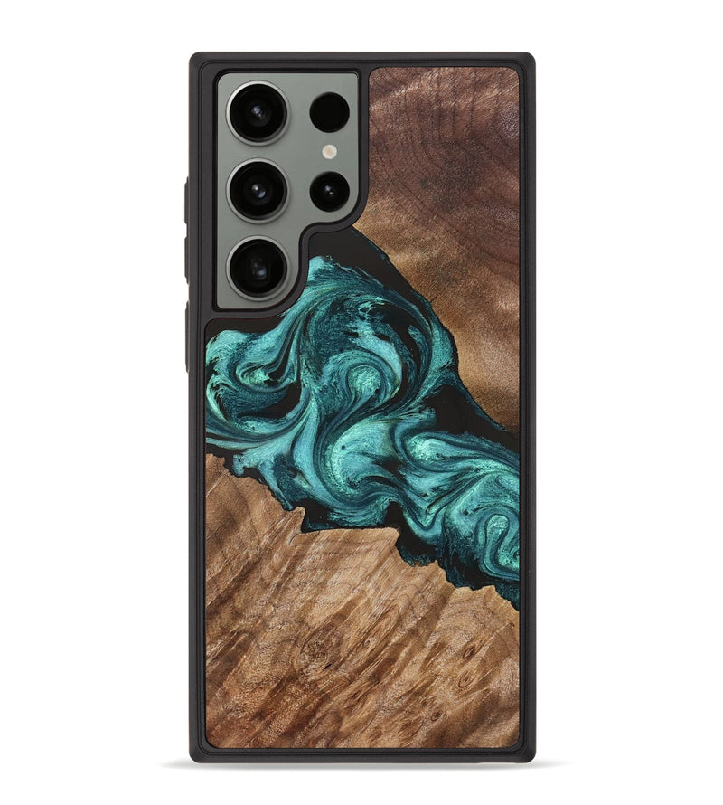 Galaxy S23 Ultra Wood Phone Case - Mintie (Green, 830557)