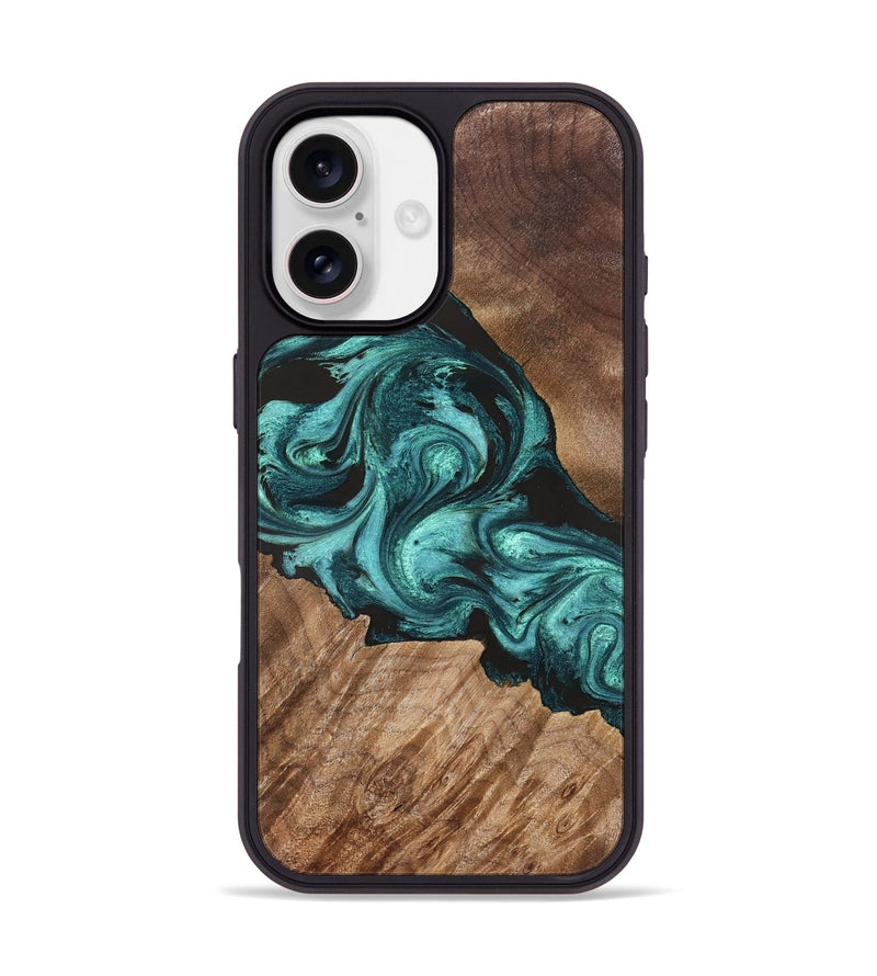 iPhone 17 Wood Phone Case - Mintie (Green, 830557)