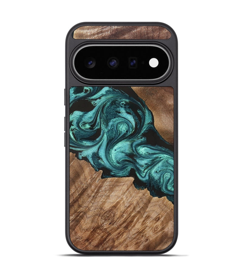 Pixel 11 Pro Wood Phone Case - Mintie (Green, 830557)