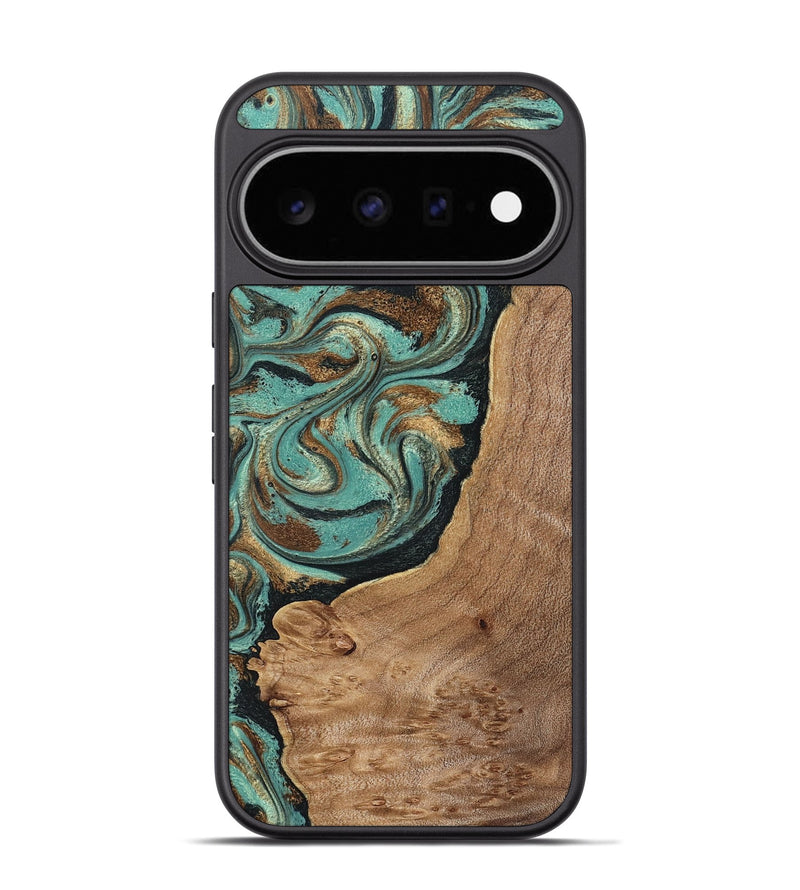 Pixel 11 Pro Wood Phone Case - Fritz (Green, 830559)