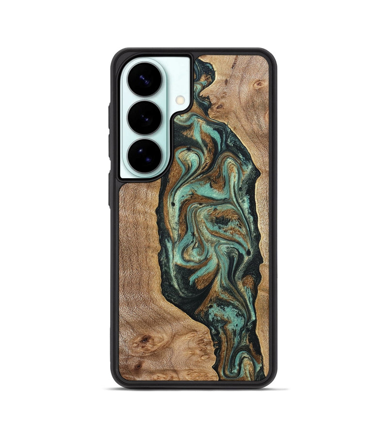 Galaxy S26 Wood Phone Case - Jaziel (Green, 830561)