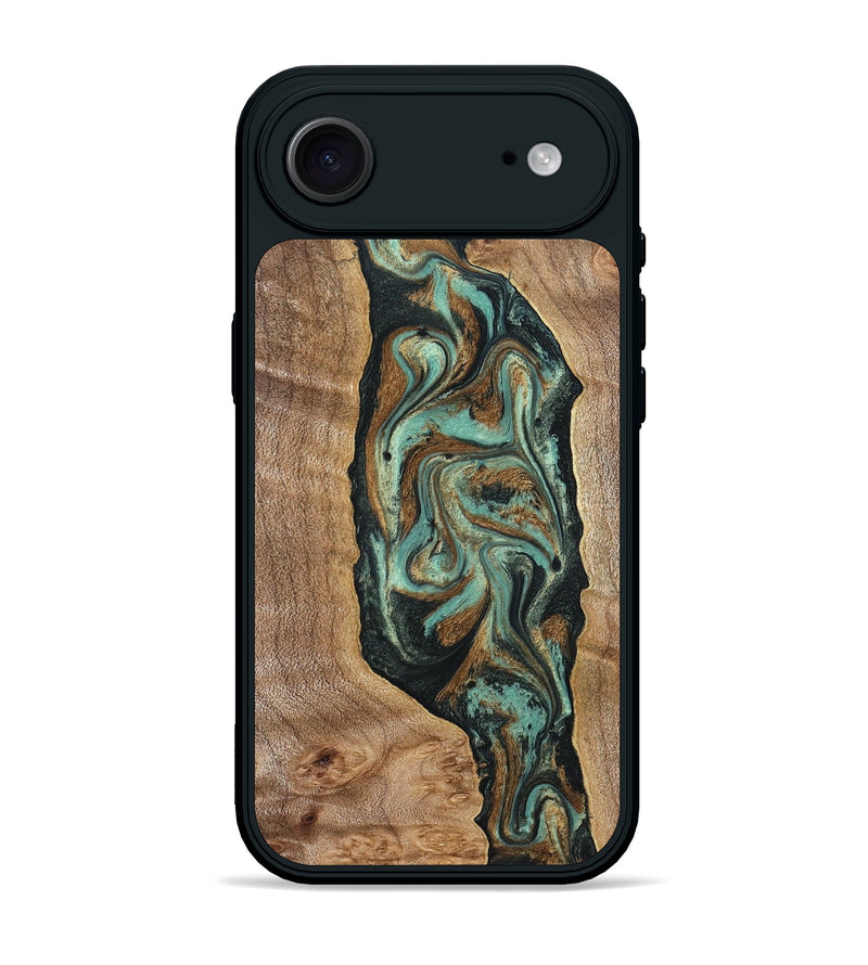 iPhone 17 Air Wood Phone Case - Jaziel (Green, 830561)