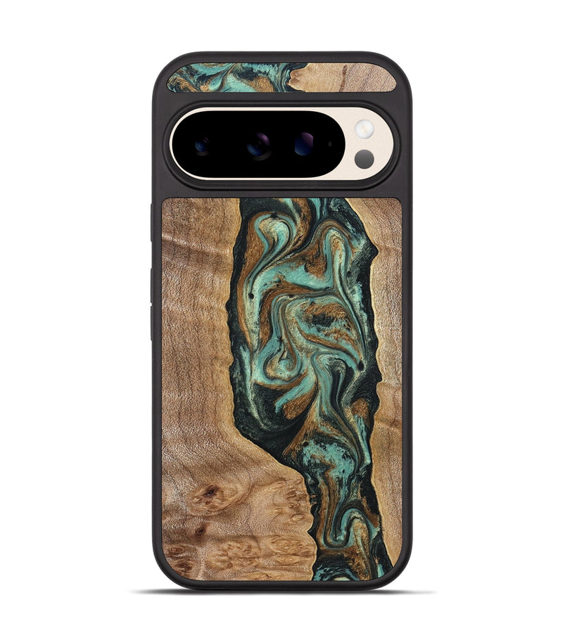 Pixel 10 Wood Phone Case - Jaziel (Green, 830561)