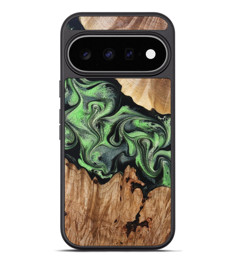 Pixel 11 Pro XL Wood Phone Case - Amiya (Green, 830565)